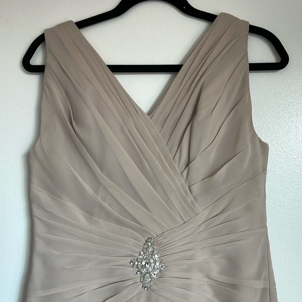 JOVANI champagne dress